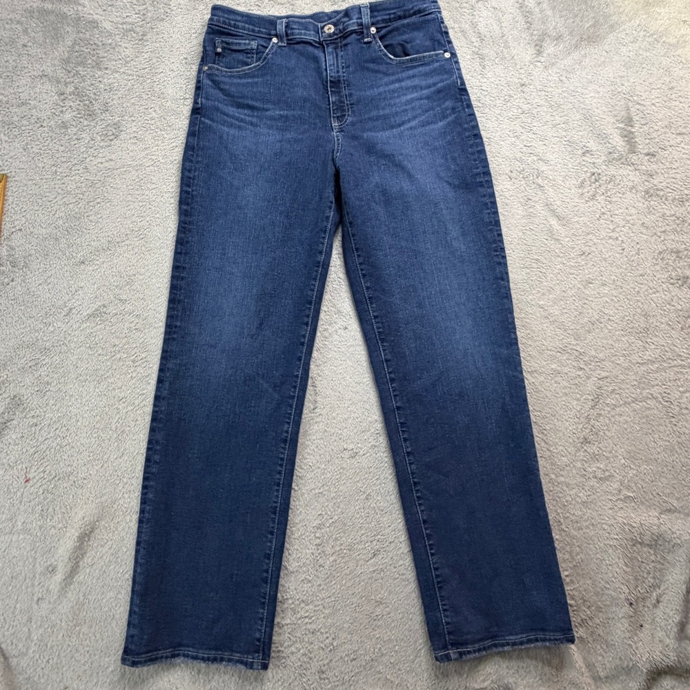 AG Adriano Goldschmied Brinley Mid-Rise Straight Leg Jeans Size W30in. x L29in.